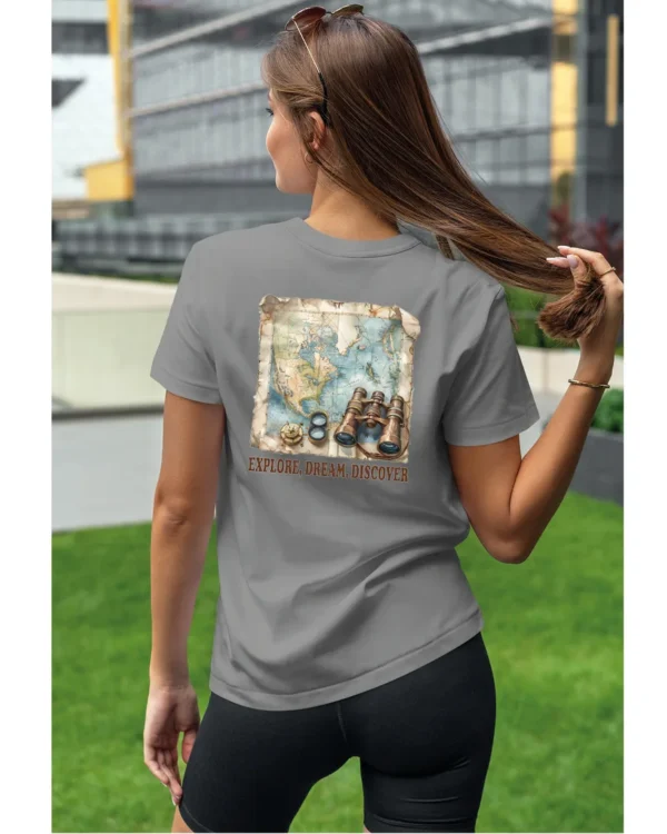 Koszulka Odkrywaj , marz, doświadczaj - Unisex