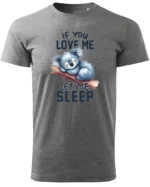 Koszulka Śpiąca koala, "Let me sleep" - Unisex