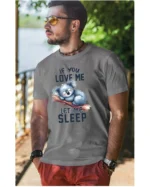 Koszulka Śpiąca koala, "Let me sleep" - Unisex