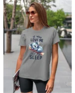 Koszulka Śpiąca koala, "Let me sleep" - Unisex