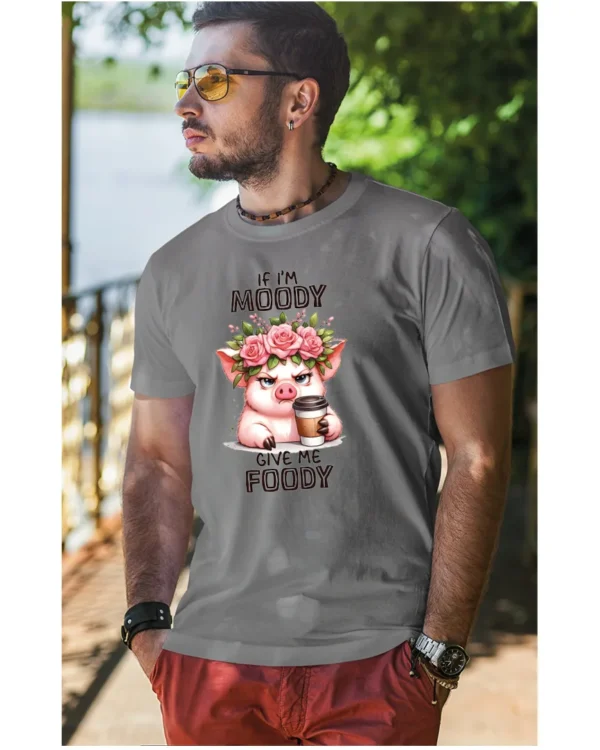 Koszulka Gdy mam humorki, daj mi jedzonko - Unisex