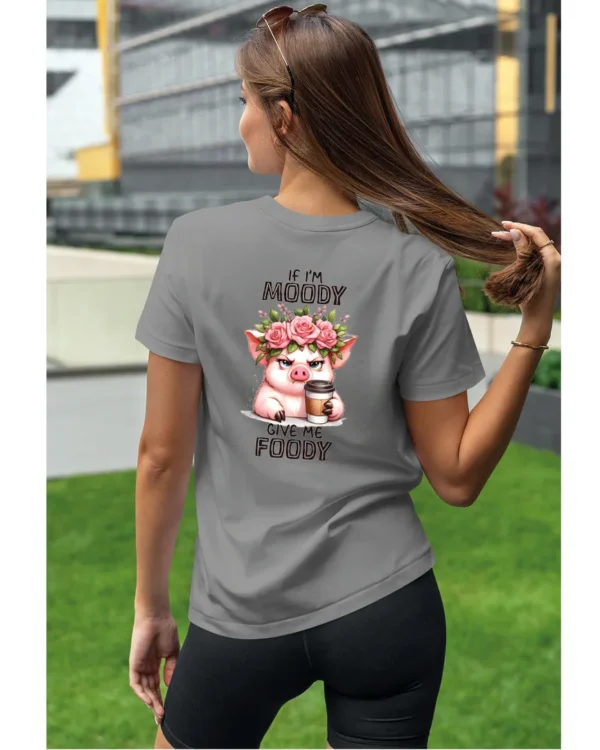 Koszulka Gdy mam humorki, daj mi jedzonko - Unisex