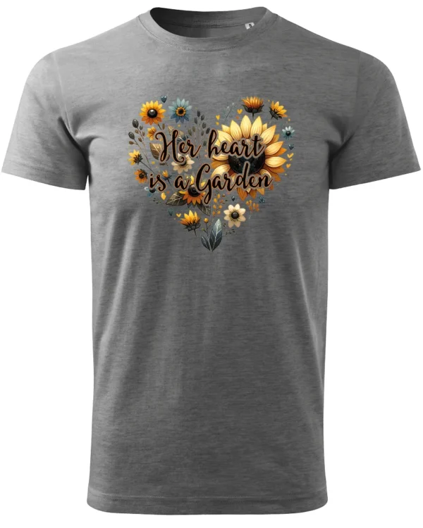 Koszulka Her heart is a garden UNISEX