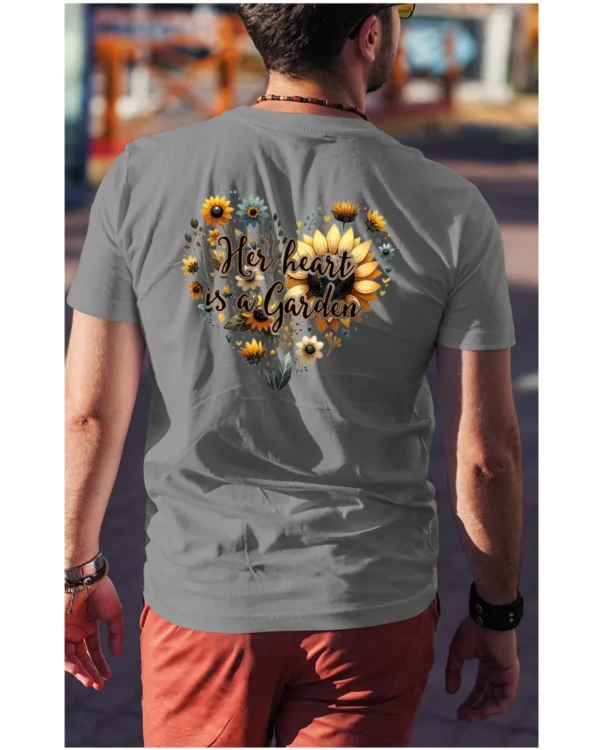 Koszulka Her heart is a garden UNISEX