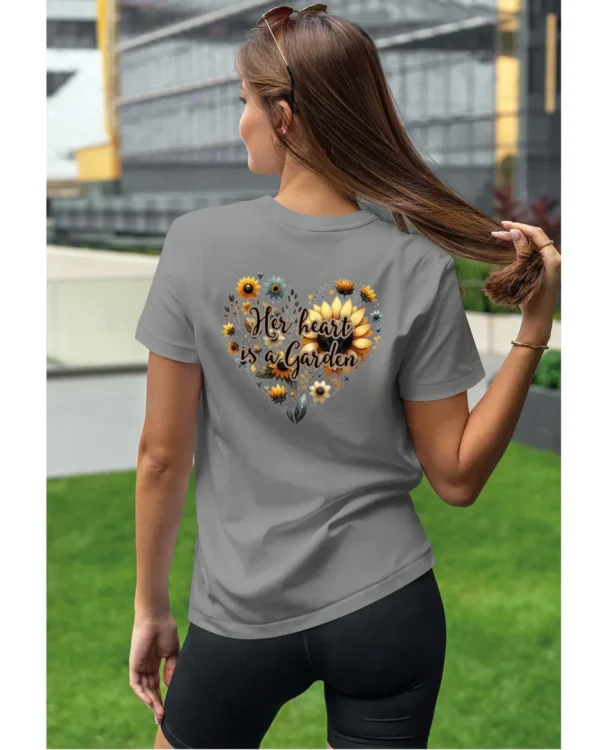 Koszulka Her heart is a garden UNISEX