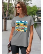 Koszulka Plażowy luz <br>idealna na letnie dni - Unisex, dla niej