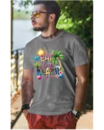 Koszulka Plażowy styl życia <br>jedz, śpij, plażuj, powtarzaj - Unisex, dla niego
