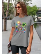 Koszulka Plażowy styl życia <br>jedz, śpij, plażuj, powtarzaj - Unisex, dla niej