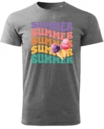 Koszulka Lato pełne smaku <br>delektuj się słodkimi chwilami - Unisex, dla niego