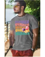 Koszulka Lato pełne smaku <br>delektuj się słodkimi chwilami - Unisex, dla niego
