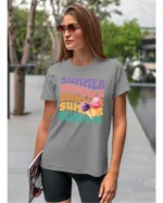 Koszulka Lato pełne smaku <br>delektuj się słodkimi chwilami - Unisex, dla niej