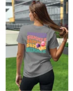 Koszulka Lato pełne smaku <br>delektuj się słodkimi chwilami - Unisex, dla niej