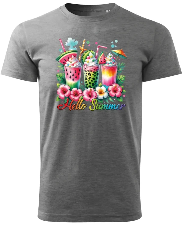 Koszulka Witaj Lato! <br>ciesz się owocowymi smakami - Unisex, dla niego