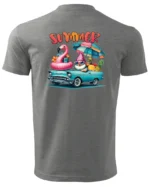 Koszulka Lato pełne radości <br>wyrusz w podróż do przygód - Unisex, dla niego