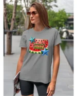 Koszulka Letnie wibracje <br>poczuj radość lata - Unisex, dla niej