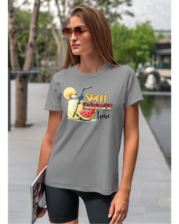 Koszulka Lato pełne słodyczy <br>ciesz się owocowymi orzeźwieniami - Unisex, dla niej