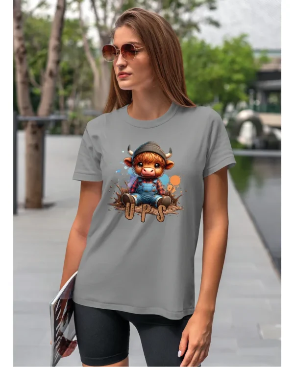 Koszulka Mówiłem, że to nie ja! <br>urocza krówka w akcji - Unisex, dla niej