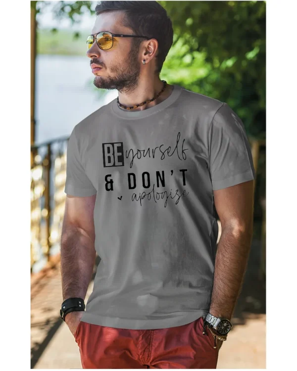 Koszulka Bądź sobą i nie przepraszaj <br>wyrażaj swoją indywidualność - Unisex, dla niego
