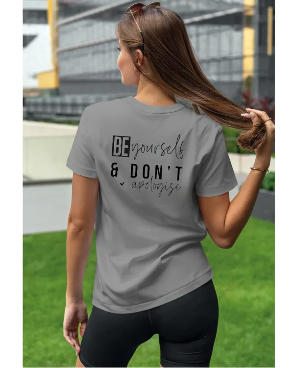 Koszulka Bądź sobą i nie przepraszaj <br>wyrażaj swoją indywidualność - Unisex, dla niej