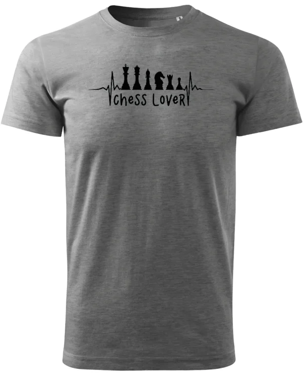Koszulka Miłośnik szachów <br>bądź królem planszy - Unisex, dla niego