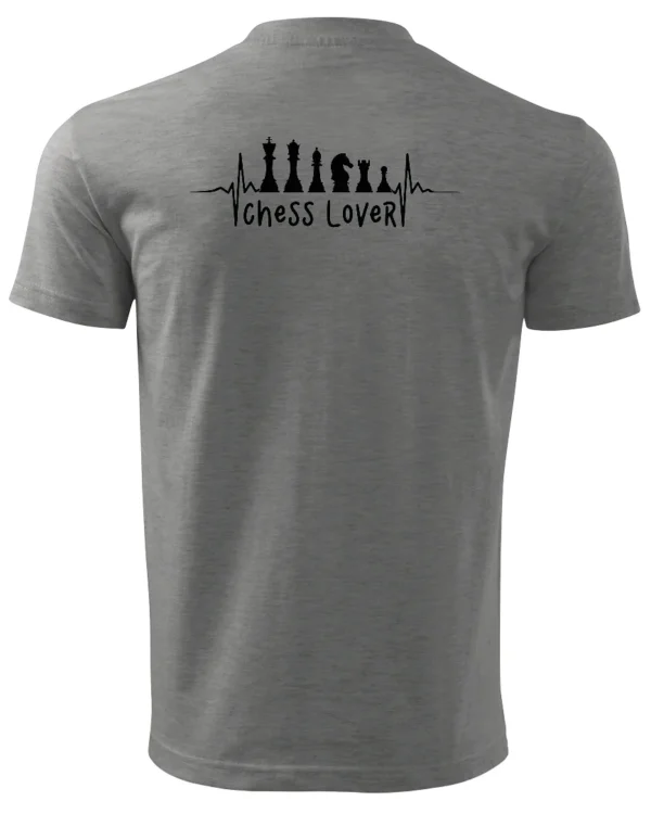 Koszulka Miłośnik szachów <br>bądź królem planszy - Unisex, dla niego