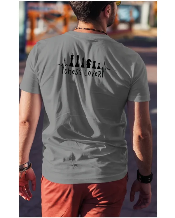 Koszulka Miłośnik szachów <br>bądź królem planszy - Unisex, dla niego