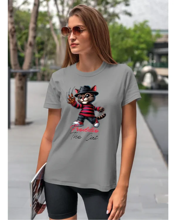 Koszulka Koci horror, Freddie the Cat - Unisex