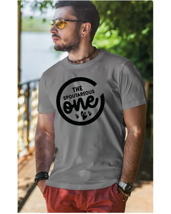 Koszulka wyjątkowy i spontaniczny, „The Spoutareous One” – Unisex