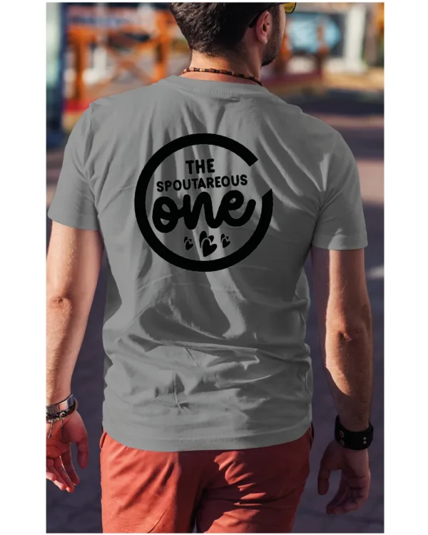 Koszulka wyjątkowy i spontaniczny, „The Spoutareous One” – Unisex