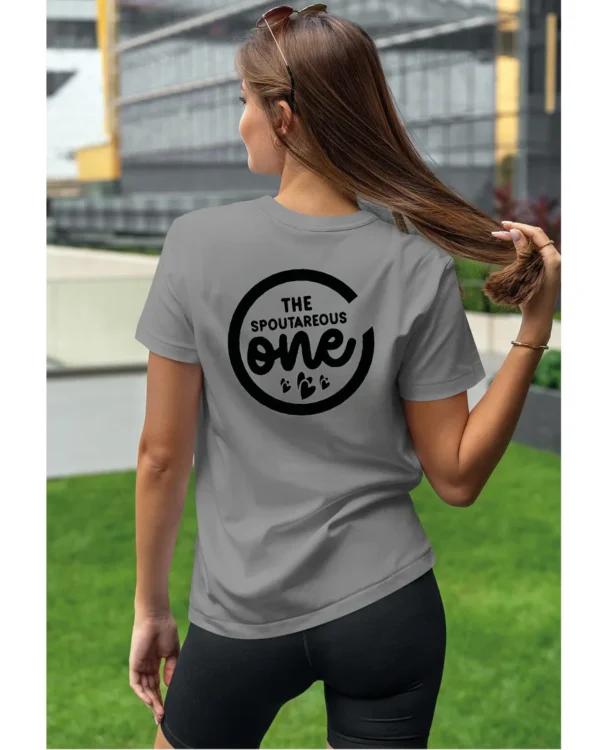 Koszulka wyjątkowy i spontaniczny, „The Spoutareous One” – Unisex
