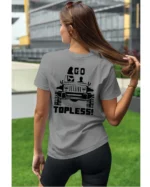 Koszulka Wolność bez ograniczeń, „Go Topless!” – Unisex