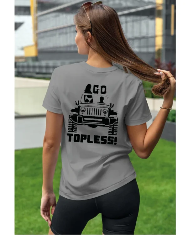 Koszulka Wolność bez ograniczeń, „Go Topless!” – Unisex