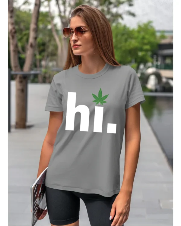 Koszulka Hi. pozytywny ziew natury – Unisex