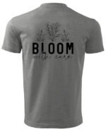 Koszulka Kwitnij z miłością do siebie, „Bloom with care” –  Unisex