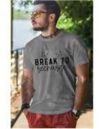 Koszulka Znajdź chwilę na odpoczynek, „Break to recharge” – Unisex