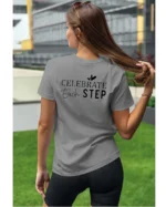 Koszulka Świętuj każdy krok, „Celebrate Each Step” – Unisex