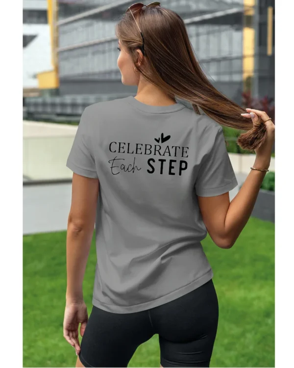 Koszulka Świętuj każdy krok, „Celebrate Each Step” – Unisex