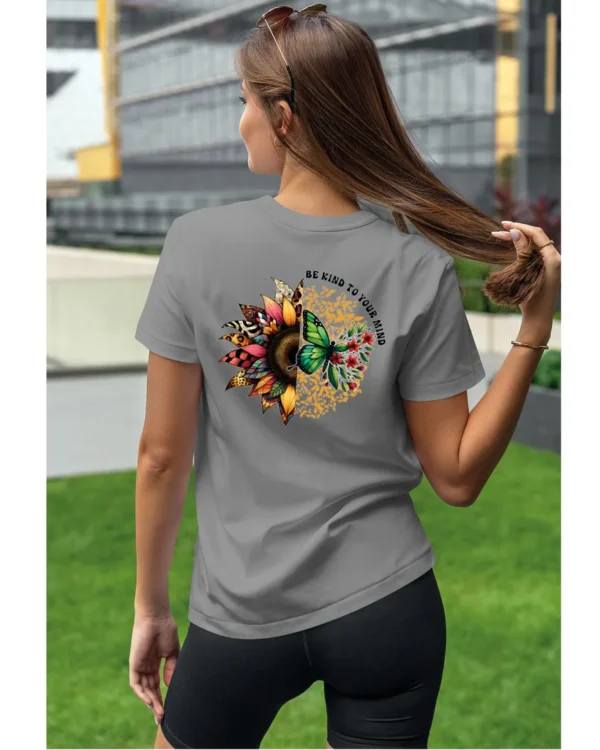 Koszulka Dbaj o swój spokój, „Be kind to your mind” – Unisex