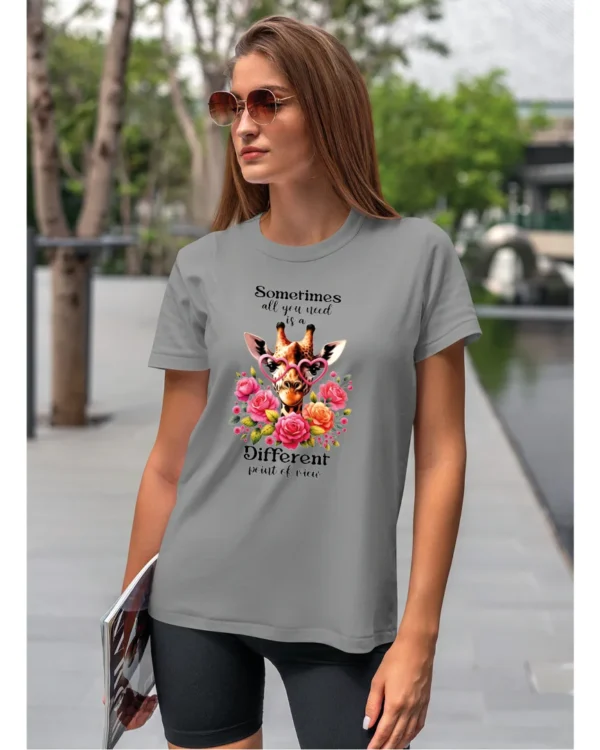 Koszulka Odkryj nowe spojrzenie, „Sometimes all you need is a different point of view” – Unisex