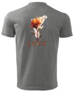 Koszulka Burn in Love <br>Romantyczny płomień - Unisex, dla niego