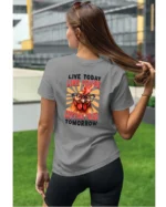 Koszulka Live Today <br>Kurczak na luzie - Unisex, dla niej