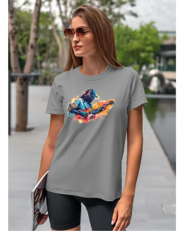 Koszulka Kocham muzykę <br>Pasja do dźwięków - Unisex, dla niej
