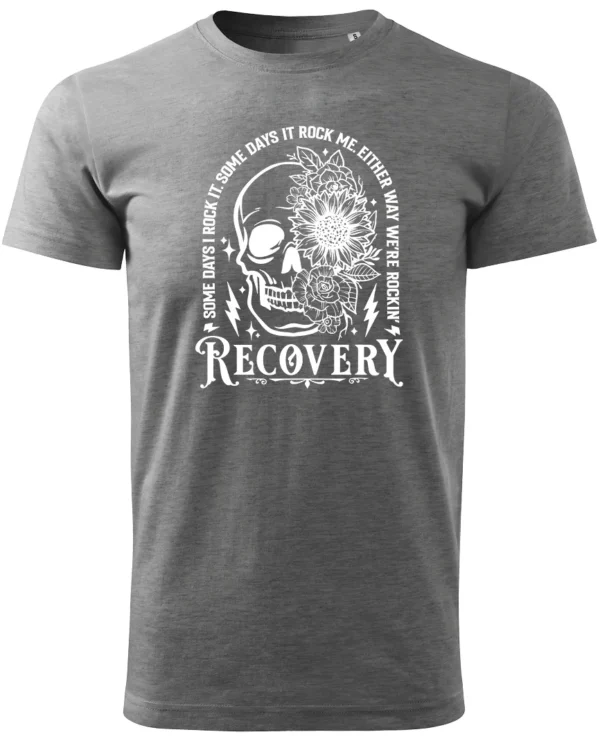 Koszulka Recovery <br>Rock'n'rollowy powrót - Unisex, dla niej, edycja White