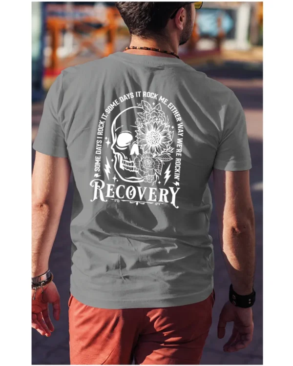 Koszulka Recovery <br>Rock'n'rollowy powrót - Unisex, dla niego, edycja White