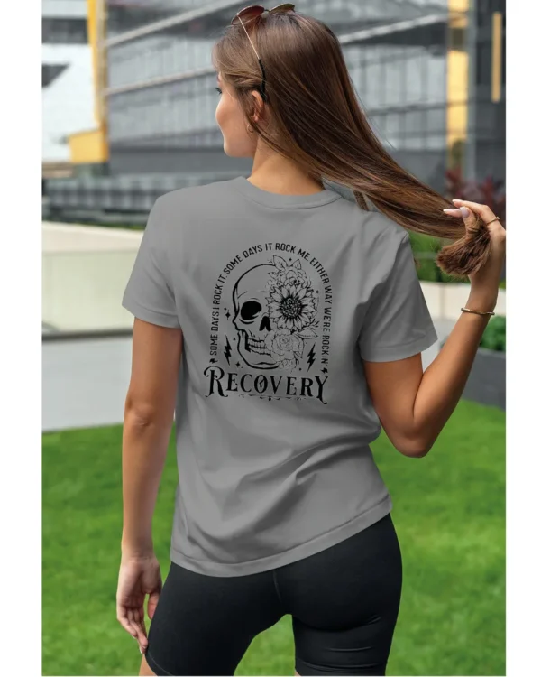 Koszulka Recovery <br>Rock'n'rollowy powrót - Unisex, dla niej, edycja Midnight