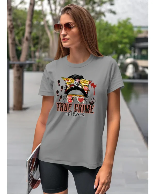 Koszulka True Crime <br>Mroczna fascynacja - Unisex, dla niej