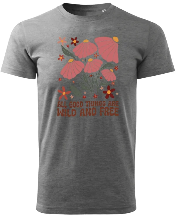 Koszulka Wild and Free <br>Piękno natury - Unisex, dla niej
