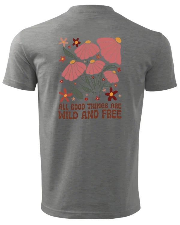 Koszulka Wild and Free <br>Piękno natury - Unisex, dla niej
