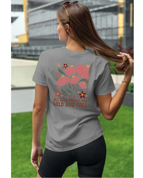 Koszulka Wild and Free <br>Piękno natury - Unisex, dla niej