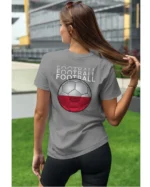 Koszulka Football <br>Miłość do gry - Unisex, dla niej